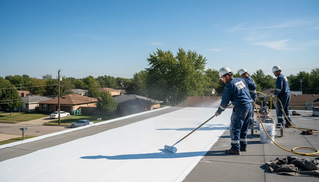 Commercial roof coating in Round Pond, ME near me